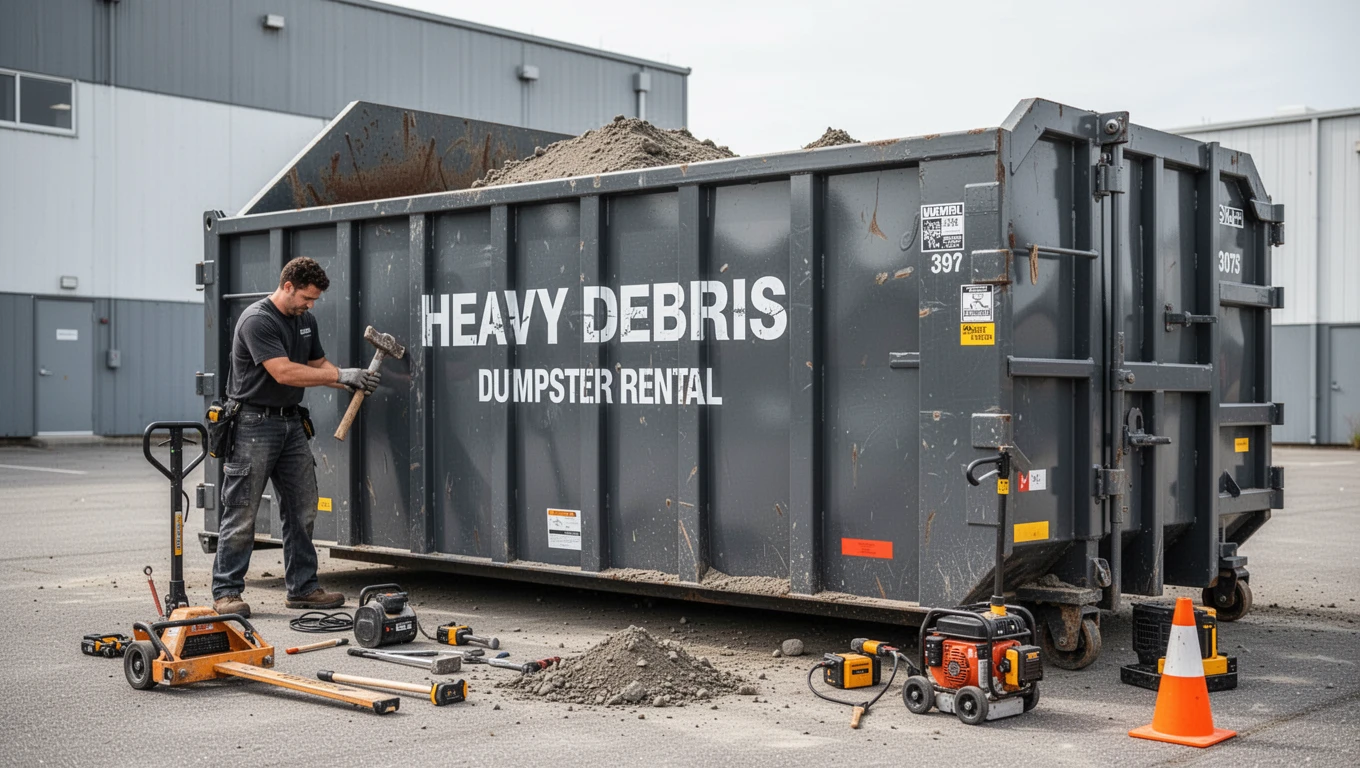 Heavy Debris Dumpster Rental