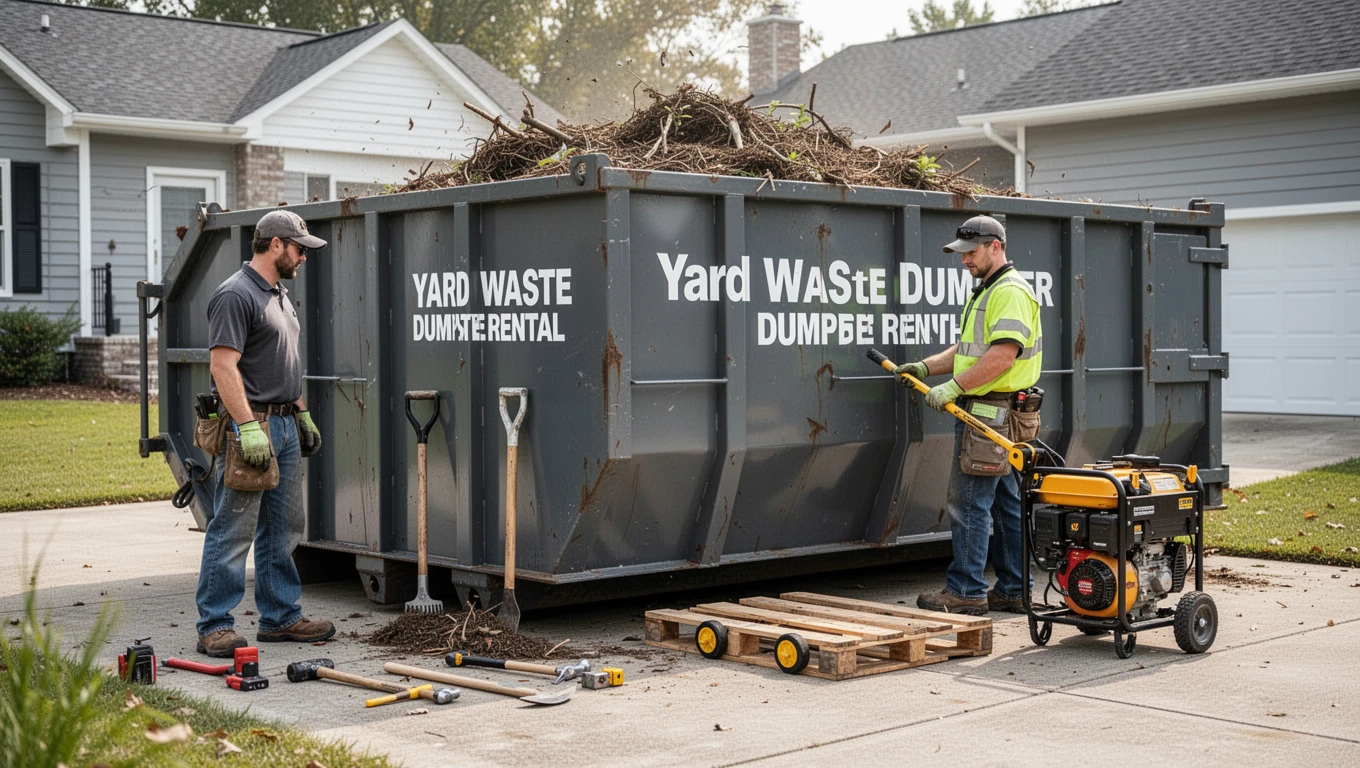 Yard Waste Dumpster Rental