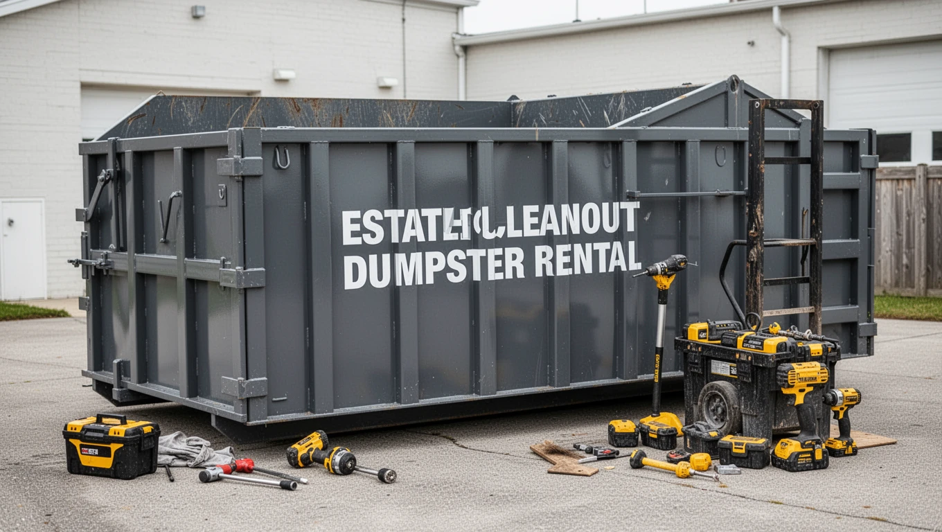 Estate Cleanout Dumpster Rental